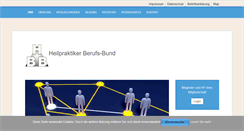 Desktop Screenshot of heilpraktiker-berufs-bund.de